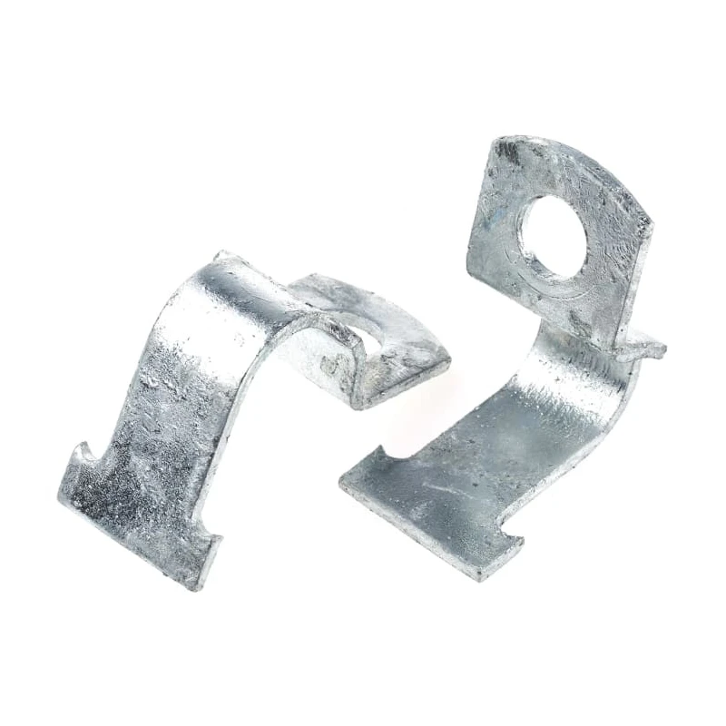 Unistrut Hot Dip Galvanised Stainless Steel Pipe Clamp 32mm Width, 14mm Fixing Hole Diameter, 66mm Length SS 2 A