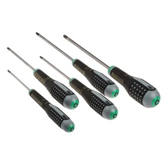 Bahco Torx Standard Screwdriver Set 5-Piece, Tip Sizes T10 T15 T20 T25 T30, Hand Tools BE-9885