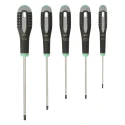 Bahco Torx Standard Screwdriver Set 5-Piece, Tip Sizes T10 T15 T20 T25 T30, Hand Tools BE-9885