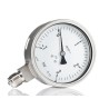 RS PRO 100 mm G 1/2 Pressure Gauge 3 bar Stainless Steel Case Bottom Entry Accuracy ±1 % 60°C Max Operating 258-2324