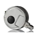 RS PRO 100 mm G 1/2 Pressure Gauge 3 bar Stainless Steel Case Bottom Entry Accuracy ±1 % 60°C Max Operating 258-2324