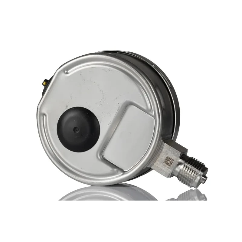RS PRO 100 mm G 1/2 Pressure Gauge 3 bar Stainless Steel Case Bottom Entry Accuracy ±1 % 60°C Max Operating 258-2324