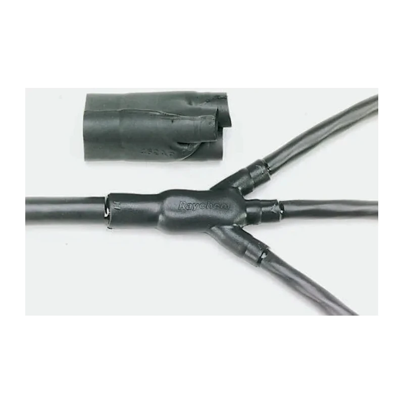 TE Connectivity Y-Shaped Branching Heat Shrink Boot 462A023-25-0, Fluid Resistant Elastomer, Black, 26.9 mm