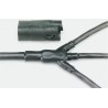 TE Connectivity Y-Shaped Branching Heat Shrink Boot 462A023-25-0, Fluid Resistant Elastomer, Black, 26.9 mm