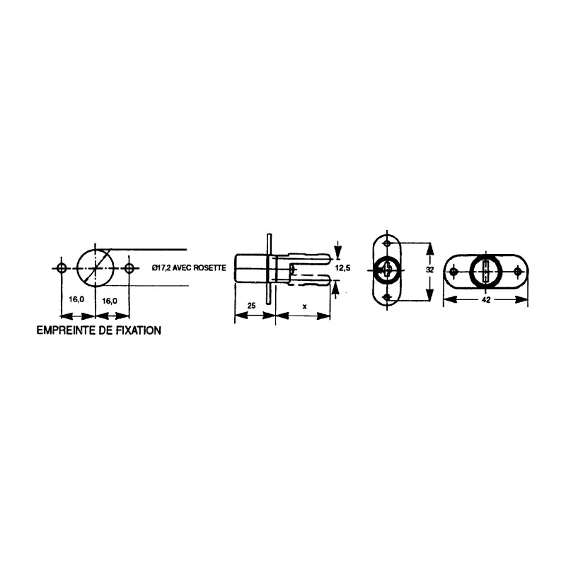 Euro-Locks a Lowe & Fletcher group Company Pedestal Lock Chrome Finish Key Unlock 22 mm Panel-to-Tongue Depth 17 mm 5641532