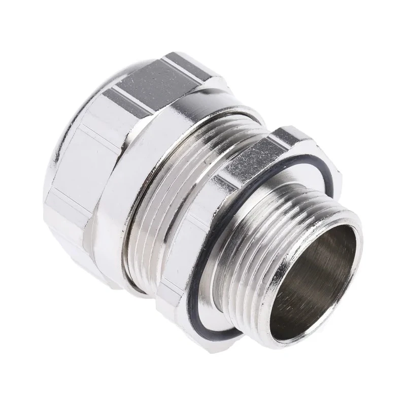 ABB Metallic Nickel Plated Brass Cable Gland M25 Thread, 17 mm - 20 mm Cable Diameter Range, IP68 Rated 264-7415