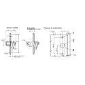 Southco Stainless Steel Spring Loaded Compression Latch Adjustable 58.7 mm Length 17.5 mm Width 57-10-201-40