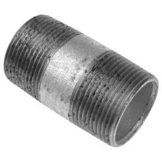 RS PRO Galvanised Malleable Iron Fitting Nipple Male 1-1/4 in to Male 1-1/4 in 257-8038
