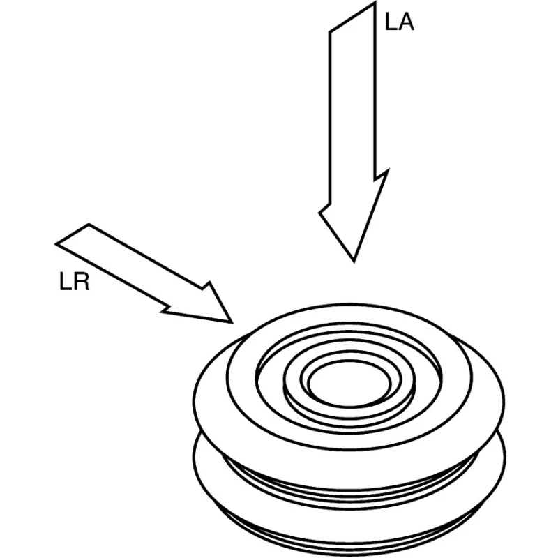 HepcoMotion Guide Wheel with 19.55 mm Outside Diameter Polyamide 66 Material W1X