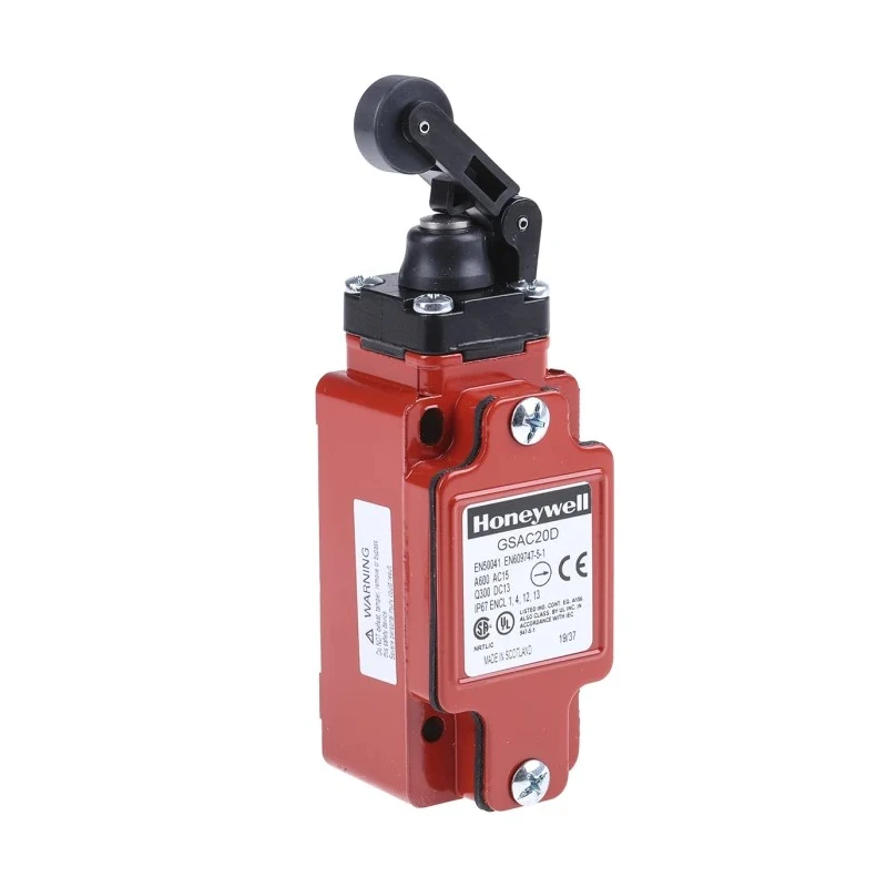 Honeywell Technologies GSA Series Roller Lever Limit Switch DPDT Metal Housing 600V AC 6A GSAC20D