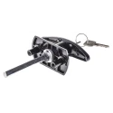Euro-Locks a Lowe & Fletcher group Company Black Die Cast Zinc T-Handle Locking Handle 1613708