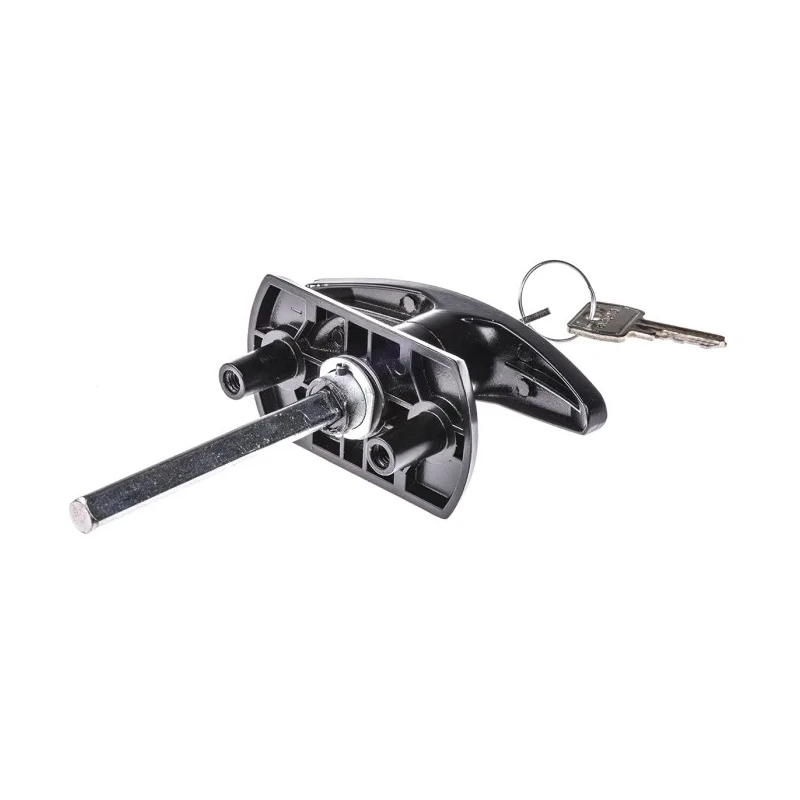 Euro-Locks a Lowe & Fletcher group Company Black Die Cast Zinc T-Handle Locking Handle 1613708