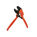 RS PRO Ergonomic Hand Crimp Tool for Insulated Terminals Red Blue Yellow 0.5-6 mm², 255mm Length 267-3133
