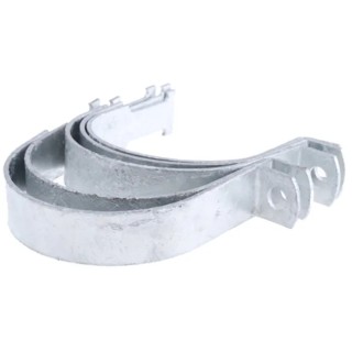 Unistrut Hot Dip Galvanised Steel Pipe Clamp 32mm Width, 14mm Fixing Hole Diameter, 150mm Length SS 2 K