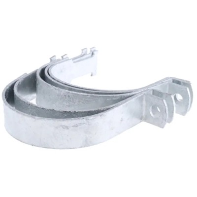 Unistrut Hot Dip Galvanised Steel Pipe Clamp 32mm Width, 14mm Fixing Hole Diameter, 150mm Length SS 2 K