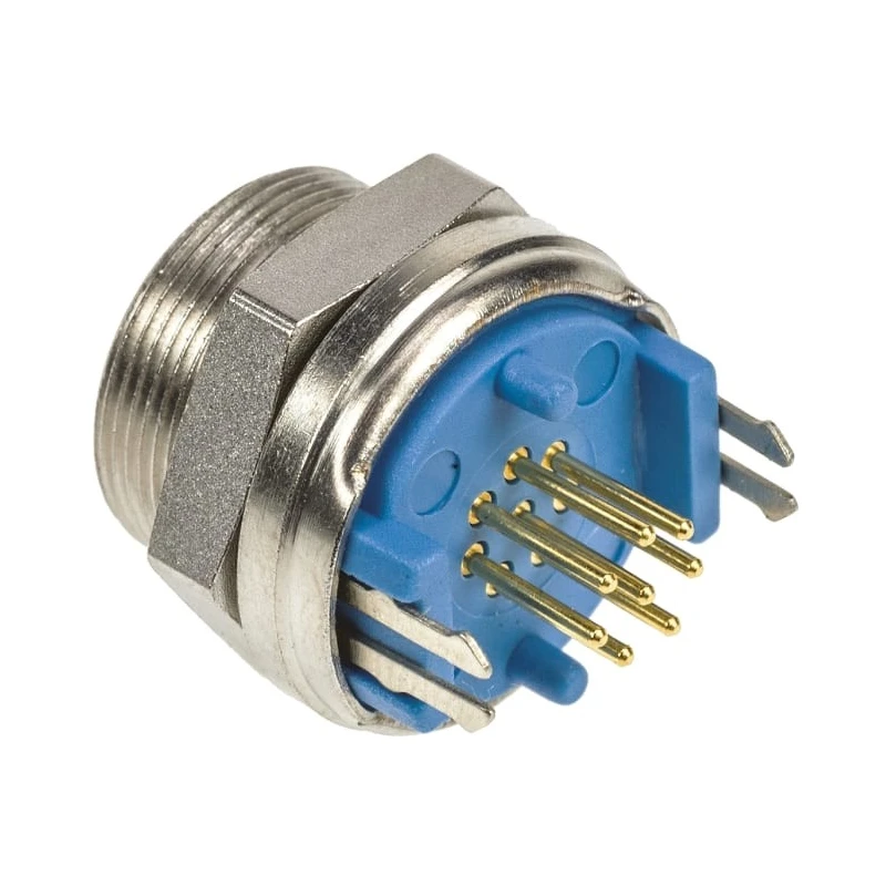 TE Connectivity TRIAD 01 Circular Connector, 8 Contacts, Panel Mount, Subminiature Socket Female, , 60V, 1A, Solder IP65