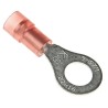 RS PRO Insulated Ring Terminal M6 Stud Size 22 AWG to 16 AWG Wire Size Nylon Insulation Red 267-3593