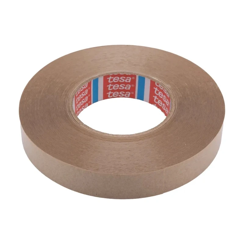 Tesa White Double Sided Plastic Tape 25mm x 50 m, 0.225mm Thickness, 13.6N/cm Adhesion Strength, 38N/cm 04970-00151-00