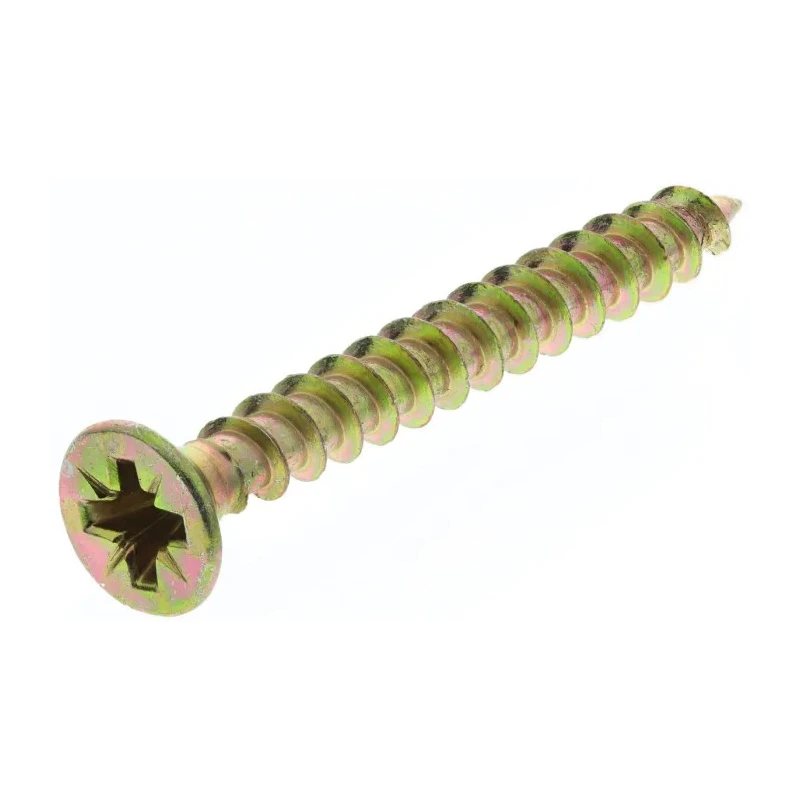 RS PRO Pozidriv Countersunk Steel Wood Screw, Passivated Zinc Plated, 4.5 mm Thread 40 mm Length 263-1909