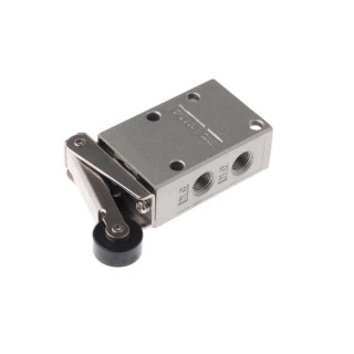SMC Roller Lever Pneumatic Manual Control Valve VM400 Series Rc 1/8 Thread Aluminium Alloy Body VM430-01-01