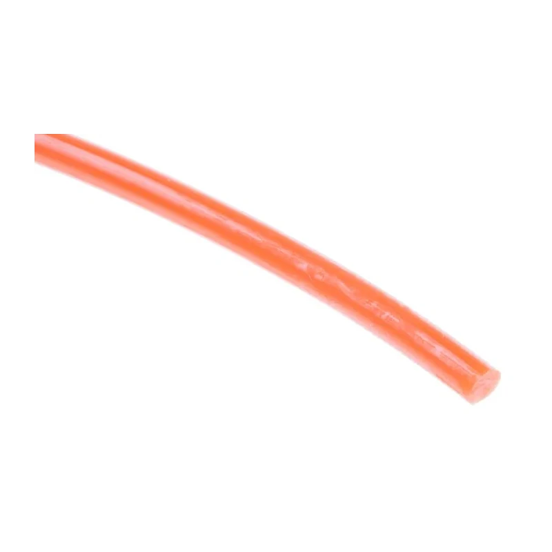 RS PRO Orange Round Solid Polyurethane Belt 30 m Length 3 mm Diameter FDA Approved for 20 mm Minimum Pulley Diameter 259-6525