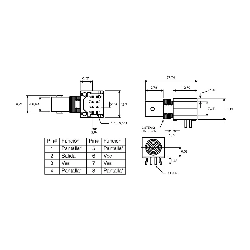 Herga Pressure Sensor 552 mbar to 1.24 bar Relay Output 250V AC 6742-0037