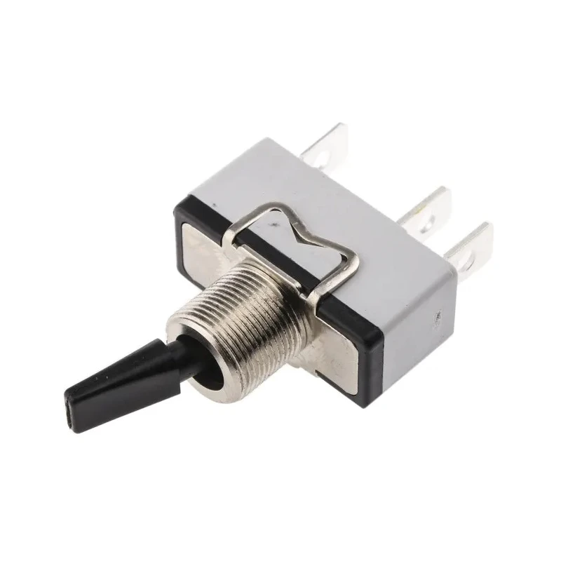 APEM Toggle Switch Panel Mount On-On SPST Tab Terminal 24V DC 250V AC 636NH/2