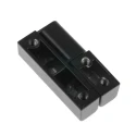 Southco Zinc Barrel Hinge, Chrome Plated, Black Powder Coated, Polished Satin Chrome Finish 96-50-510-50