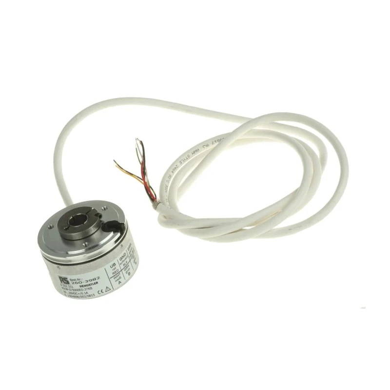 Hengstler RI58-D Series Incremental Encoder 30V dc, 5000 ppr, Push Pull Signal, Hollow Type, 12 mm Shaft RI58-D 5000ED.37KB