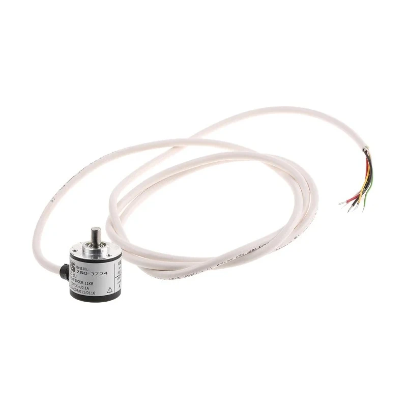 Wachendorff Incremental Encoder 30V DC, 100 PPR, Push Pull Signal, Solid Shaft 6 mm, Flange Mount, IP40 RI32-O/ 100ER.11KB