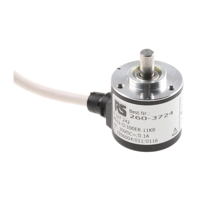 Wachendorff Incremental Encoder 30V DC, 100 PPR, Push Pull Signal, Solid Shaft 6 mm, Flange Mount, IP40 RI32-O/ 100ER.11KB