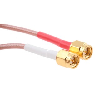 Times Microwave SMA Series RG316 1 m Coaxial Cable 50 Ω, Silver Plated Copper Clad Steel Conductor RG316