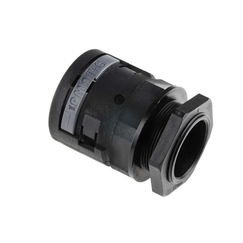PMA Conduit Fitting Black Polyamide 6, 36 mm Nominal Size, Thread M40, IP68 Rating BVNV-M406