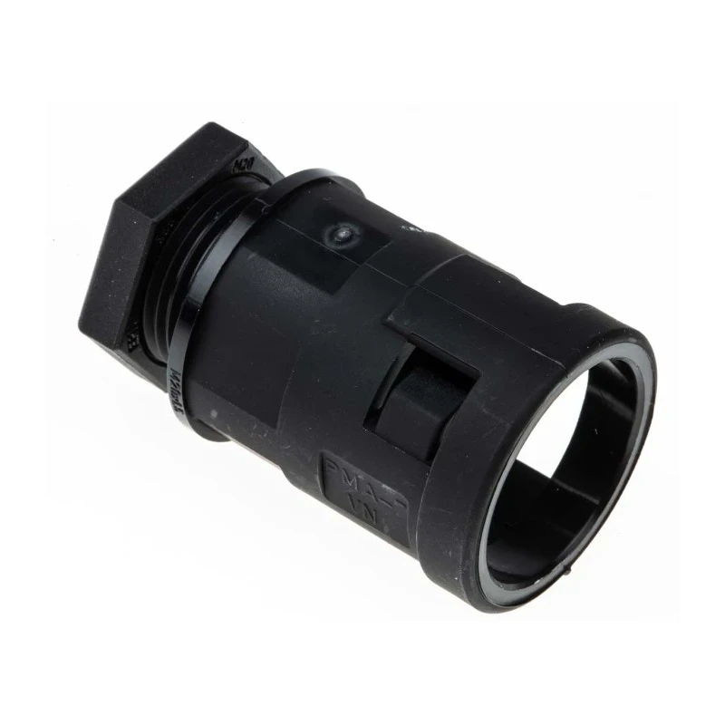 PMA Black Polyamide 6 Conduit Fitting, Nominal Size 17 mm, Thread Size M20, IP68 Rated BVNV-M207