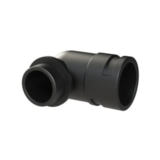 PMA Cable Conduit Fitting, Black Polyamide 6, 36 mm Nominal Size, M40 Thread, IP68 Rated BVWV-M406