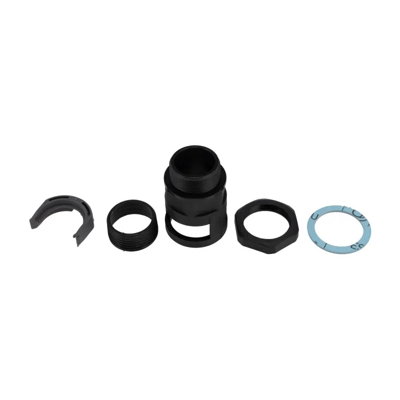 PMA Black Polyamide 6 Conduit Fitting, 23 mm Nominal Size, PG21 Thread, IP68 Rated BVNV-P213
