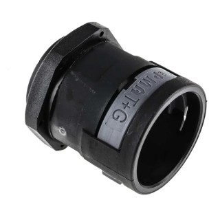PMA Conduit Black Polyamide 6 Conduit Fitting 29 mm Nominal Size PG29 Thread Size IP68 Rated BVNV-P299