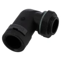 PMA Cable Conduit Fitting, 12 mm Nominal Size, PG11 Thread, Polyamide 6, Black Finish, IP68 Rated BVWV-P112
