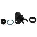 PMA Cable Conduit Fitting, 12 mm Nominal Size, PG11 Thread, Polyamide 6, Black Finish, IP68 Rated BVWV-P112