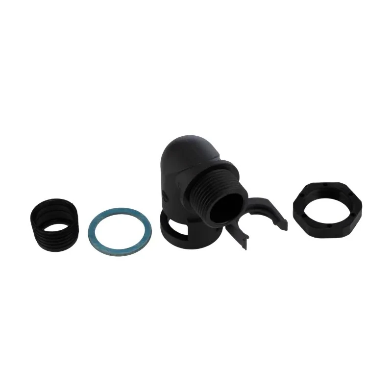 PMA Cable Conduit Fitting, 12 mm Nominal Size, PG11 Thread, Polyamide 6, Black Finish, IP68 Rated BVWV-P112