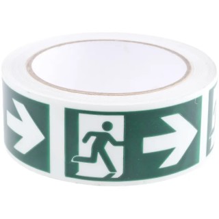 RS PRO Green Reflective Tape 40mm x 10m Vinyl Backing Rubber Adhesive 261-0542