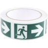 RS PRO Green Reflective Tape 40mm x 10m Vinyl Backing Rubber Adhesive 261-0542