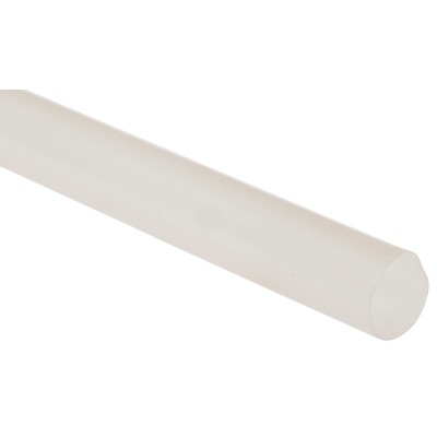 TE Connectivity Heat Shrink Tubing Clear 9.5 mm Sleeve Diameter x 1.2 m Length 2:1 Ratio Polyvinyl Fluoride RW-175-3/8-X-STK