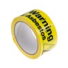 RS PRO Black Yellow Vinyl Safety Label Warning Asbestos Text 33 m x 50 mm 261-0930