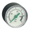EMERSON ? ASCO 40 mm 1/8 in NPT Back Entry Pressure Gauge 10 bar 34300014