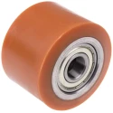 LAG Orange Polyurethane Trolley Wheel 600 kg Load Capacity Steel Hub Ball Bearing Bore 20mm 1552 CC