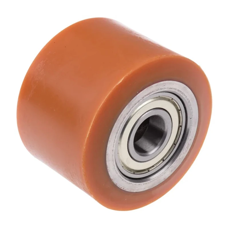 LAG Orange Polyurethane Trolley Wheel 600 kg Load Capacity Steel Hub Ball Bearing Bore 20mm 1552 CC