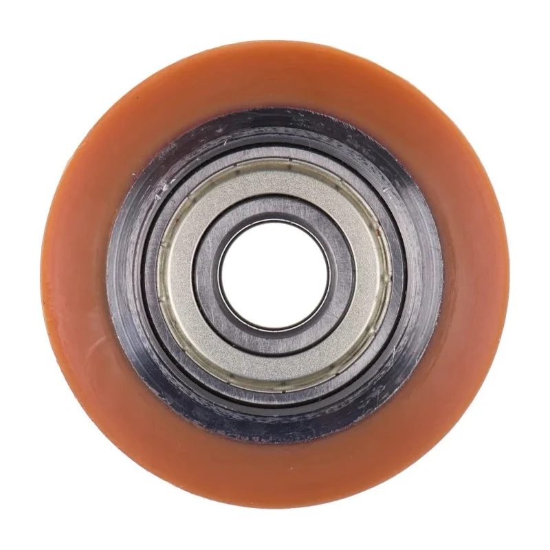 LAG Orange Polyurethane Trolley Wheel 600 kg Load Capacity Steel Hub Ball Bearing Bore 20mm 1552 CC