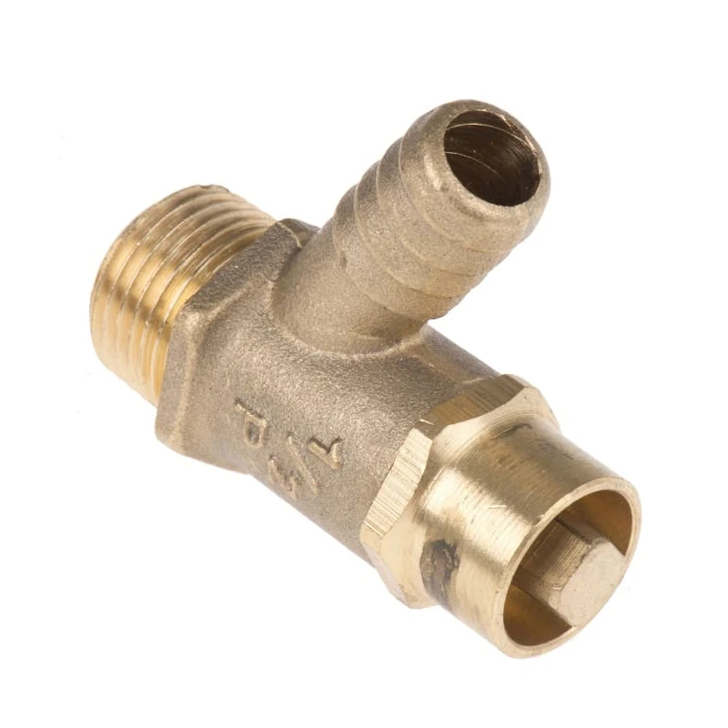 Pegler Yorkshire Bronze Drain Cock with Lockshield Head BST 542017 1/2 in Connection 20 bar Operating Pressure 542017