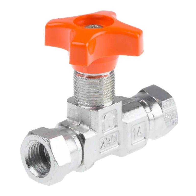 RS PRO Hydraulic Pressure Gauge Isolation Valve 1/4in Female Inlet Carbon Steel Body 400 bar 278-8803